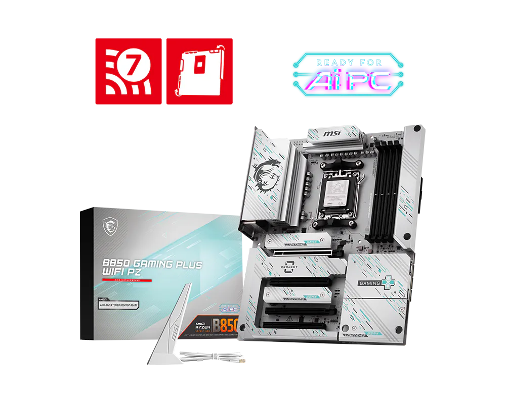 MSI B850 GAMING PLUS WIFI PZ